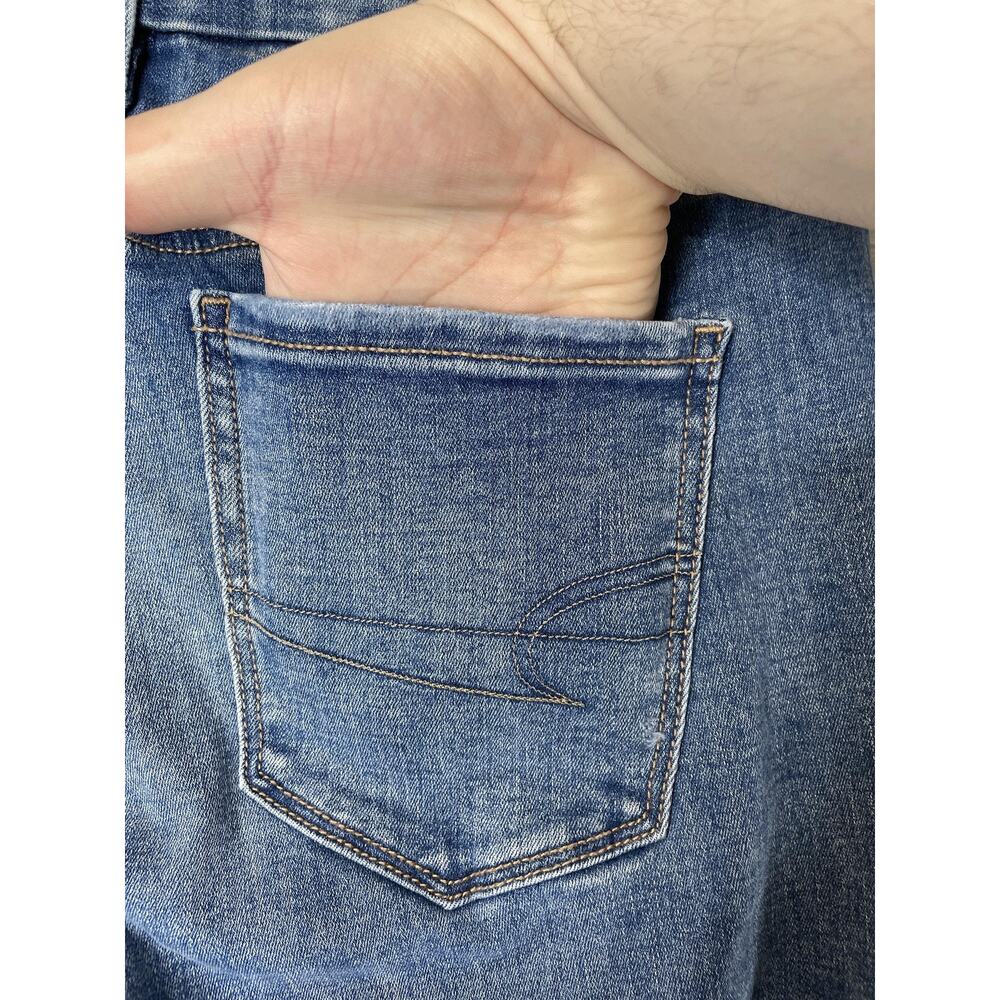 American Eagle Jeans Womens 8 Skinny‎ Distressed Stretch Mid Rise - Picture 8 of 12